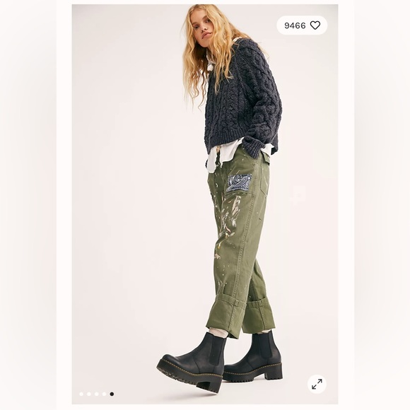 Dr. Martens ROMETTY WYOMING LEATHER PLATFORM CHELSEA BOOTS - Picture 2 of 16